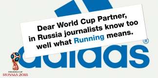 An unusual campaign for FIFA World Cup in Russia 2018.