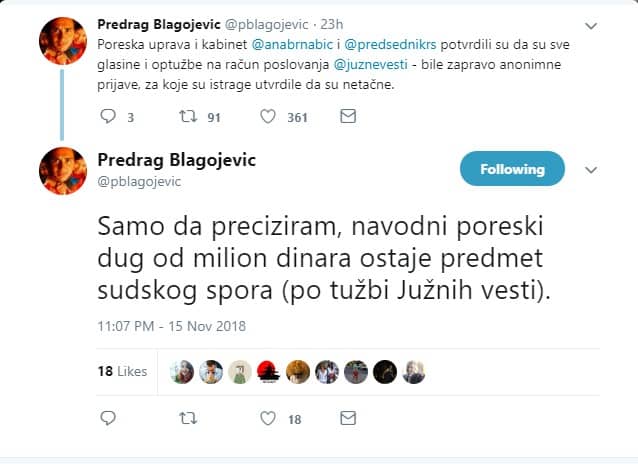 pedja tweet