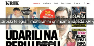 Blaćenje portala i novinara KRIK-a