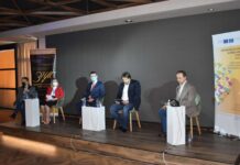 Udruženje novinara Makedonije, ZNM, seminar, transparentnost informiranja, Ured Vijeća Europe, Mladen Čadikovski, Aleksandra Bogdanovska, Toni Angelovski, Mirjana Popović, Ognen Čančarević,