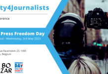Europska federacija novinara, EFJ, Dan slobode medija, konferencija,