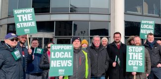 BBC, NUJ, štrajk, Paul Siegert