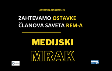 Journalists and media associations request the initiation of the procedure for the dismissal of members of the Council of REM REM Council, Informer, Regulatory Body for Electronic Media, REM, Code of Journalists of Serbia, Pink TV, Happy TV, Judita Popović